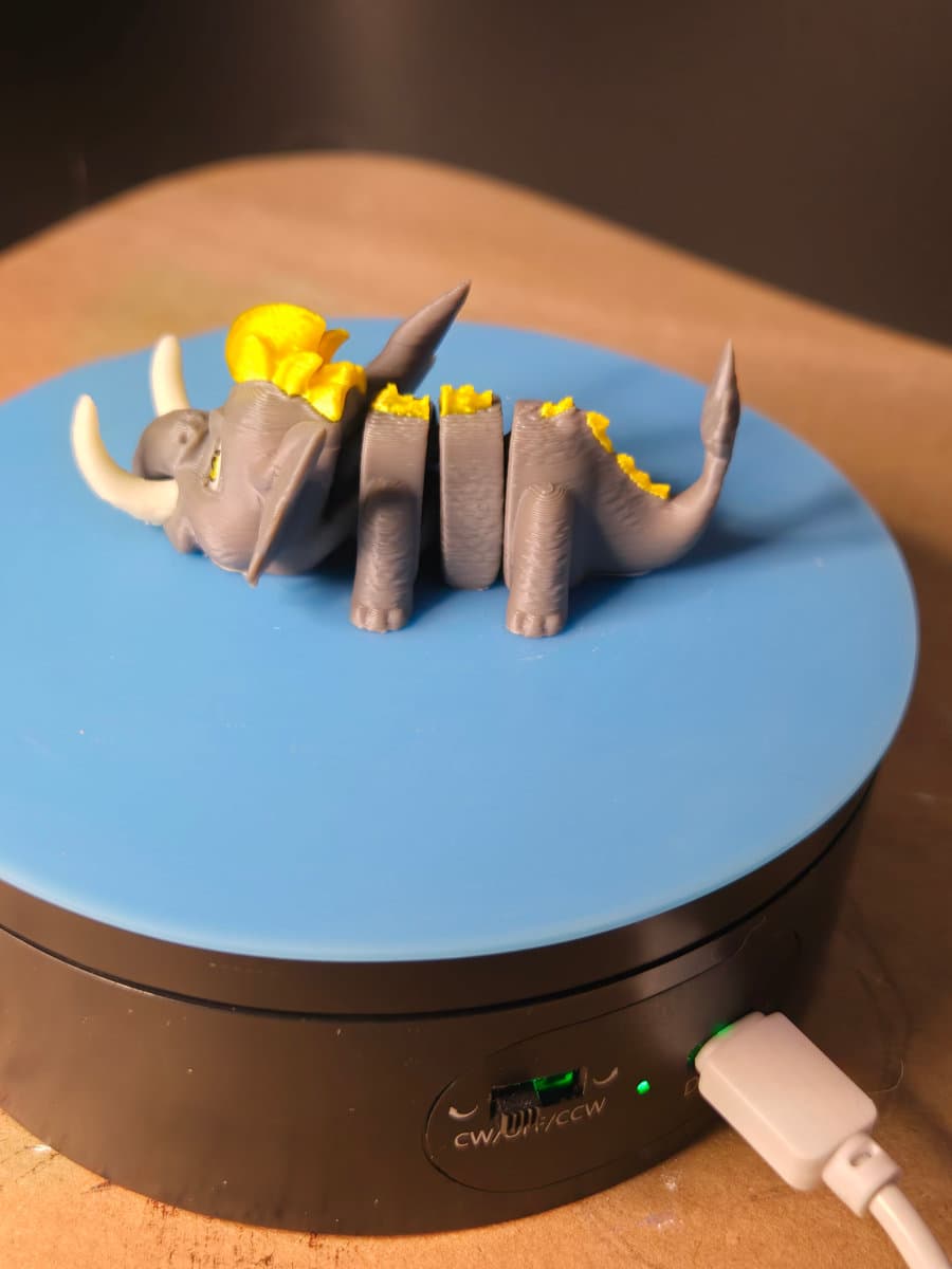 Manny the Mammoth Dragon Flexi 3D printable model