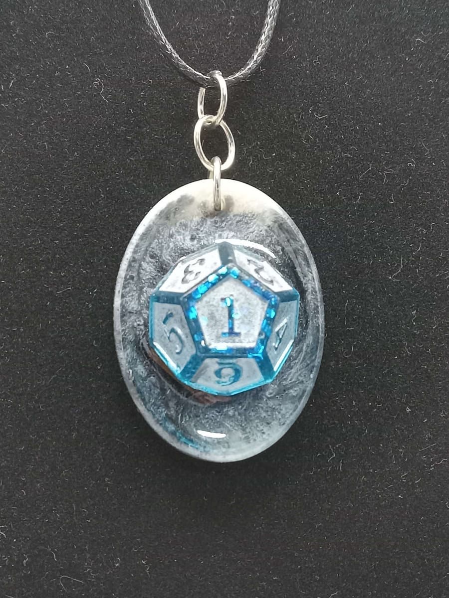 Resin Necklaces, handmade by Wicked Constructs