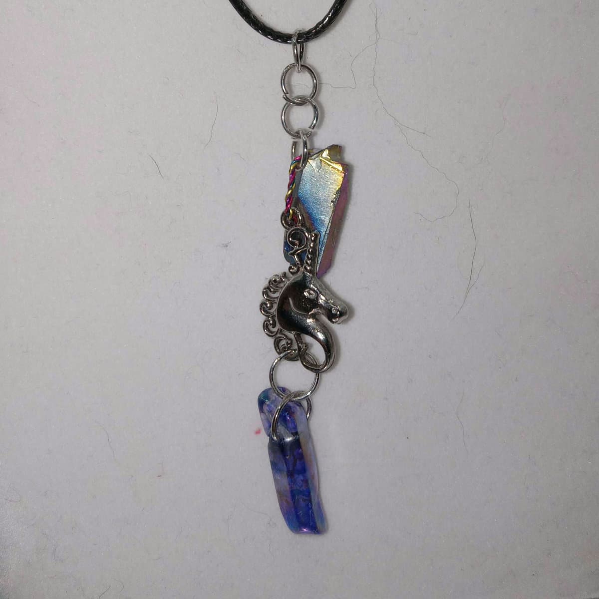 Unicorn Necklace, handmade by Wicked Constructs